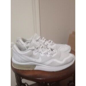 Nike Men's Size 9.5 Air Max Fury Running Shoes 2017 All White AA5739-100